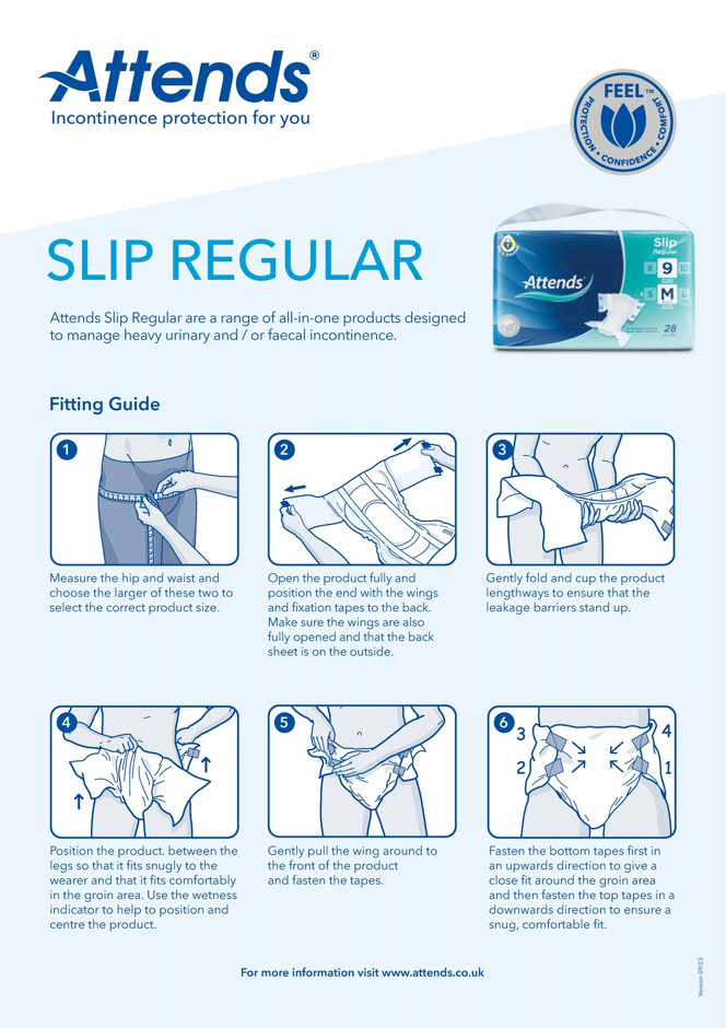 Attends Slip Regular 8 Medium - Image 3