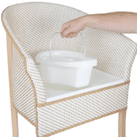 Derby Basket Weave Commode Chair - Image 2