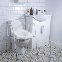 Raised Toilet Seat and Frame - Image 2
