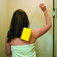 Long-Handled Bath Sponge - Image 3